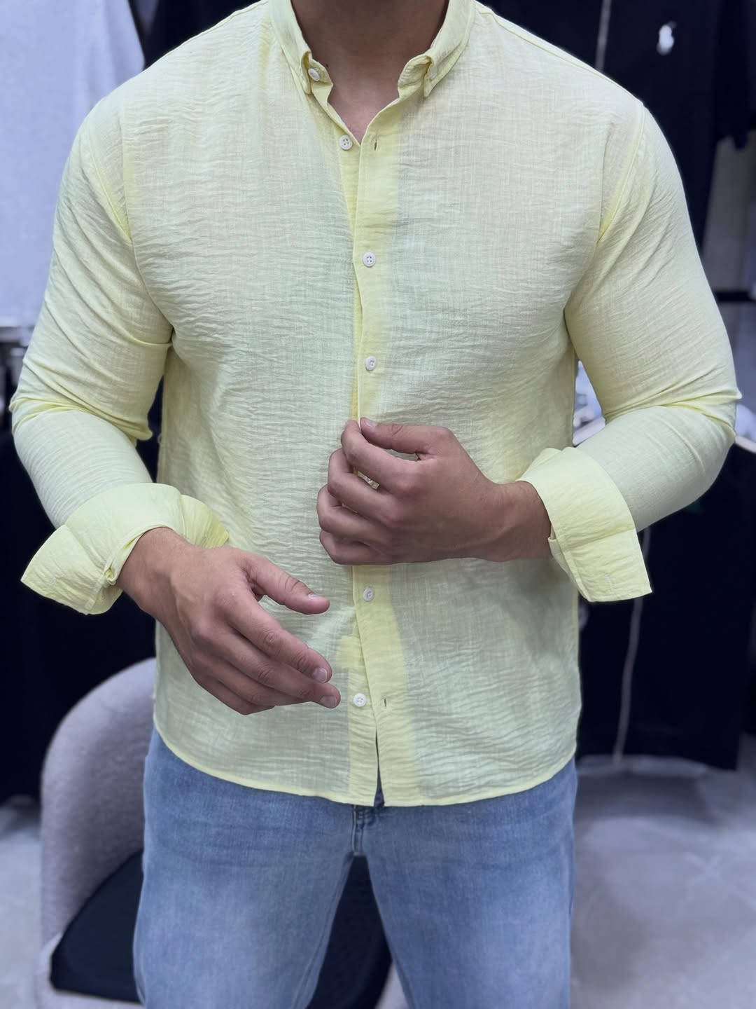 اقلب لليسار 9 لون 
خامه لنن كلينس (ابرد واجود القطن ) 
قالب وخامه تركي s m l xl xxl


**إذا كنت صاحب هذا الإعلان وتريد حذفه لأي سبب، رجاءا أرسل رسالة إلى الدعم الفني**