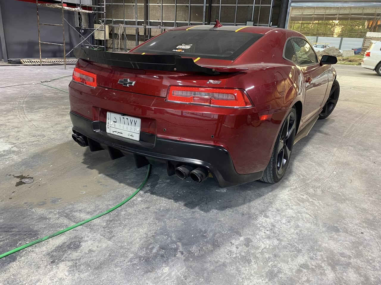 كمارو ٢٠١٤  محرك ٦ سلندر RS
حادثه جاملغ وباب فقط مثل مموضح بالصور  باقي السياره مكفوله بجم كبس 

ايرباك برده فقط 

كير محرك مكفول 

صدر جديد 

السياره عليه ادامه من كل النواحي 

تخم تاير جديد 

شاشه وكامره وحساس خلفي وشفتات بالستيرن وكشنات كهرباء 

السياره عله ايدي وكلش نضيفه 

عارضه ب٩٨ وبيها مجال  

 

الرقم /***********
