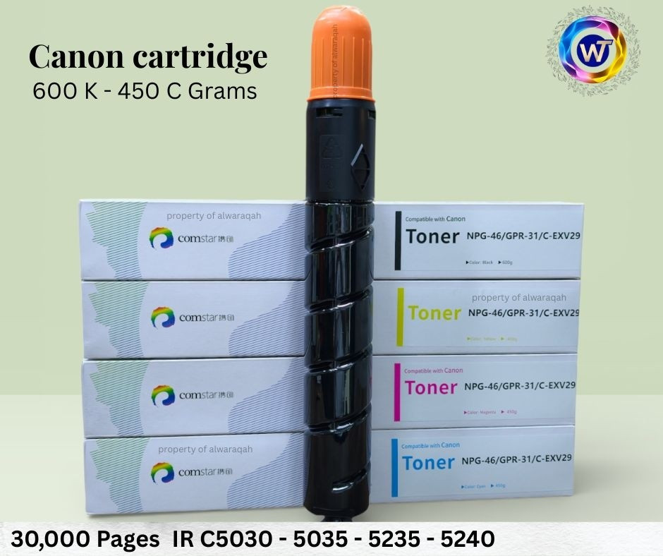 توفر لكم شركة الورقة 🔥
حبر كانون C-EXV 29 (كومستار)
✔️ متوافق مع الموديلات:
IR C5030 / 5035 / 5235 / 5240
✔️ وزن الحبر:
الملون 450 غرام
الأسود 600 غرام
✔️ عدد النسخ: 30,000 نسخة تقريباً
جودة عالية • طباعة واضحة • توفير بالتكلفة 💯
📍 العنوان: بغداد / شارع السعدون / مقابل فندق بغداد
📞 للحجز والاستفسار:
***********
***********
***********
#حبر_كانون #Canon #CEXV29 #احبار #احبار_طابعات #طباعة #مكاتب #شركات #بغداد #العراق #صيانة_طابعات #احبار_كومستار #حبر #تصوير #استنساخ #قرطاسية
