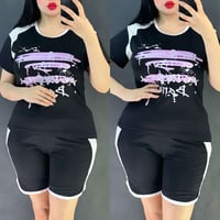 تراك شورت نسائي • فانيلا مطاط • توصيل