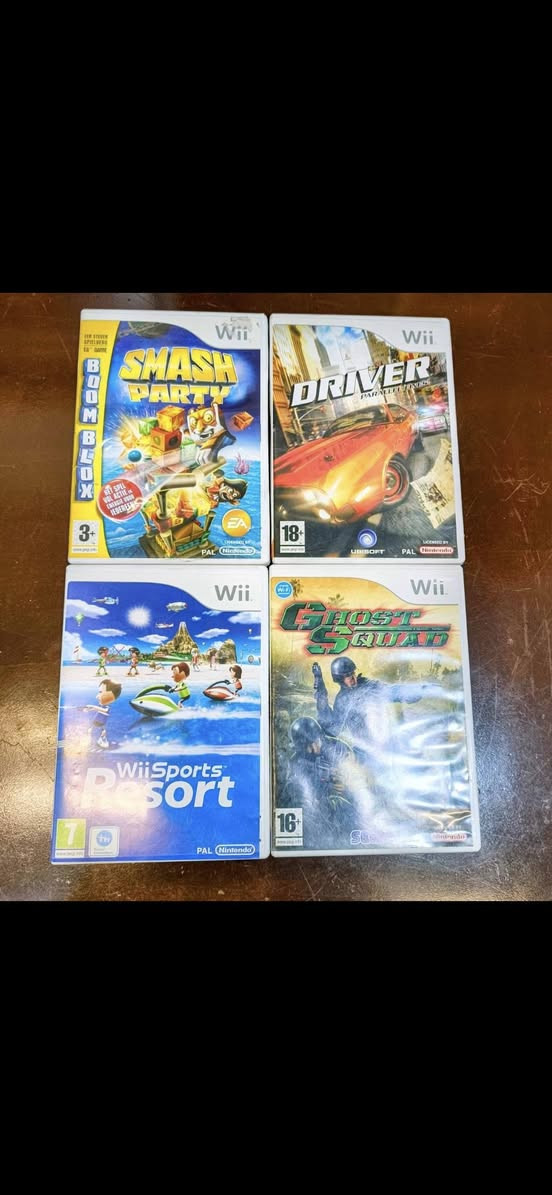 Nintendo wii its in perfect condition unopened 4 games 4 controllers hdmi cable support and everythjng with it is original
نينتندو Wii بحالة ممتازة جداً، نظيف ومشتغل بدون أي مشاكل.

* 4 ألعاب
* 4 سيطرات
* كيبل HDMI
* جميع الملحقات الأصلية
* كامل أغراضه موجودة

الجهاز بحالة الوكالة ومعتنى بيه.
الموجود توصيل داخل العراق.
للاستفسار راسلني خاص


**إذا كنت صاحب هذا الإعلان وتريد حذفه لأي سبب، رجاءا أرسل رسالة إلى الدعم الفني**
