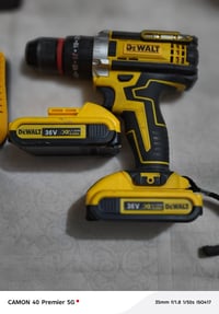 دريل شحن • بطاريتين ليثيوم • شاحن سريع