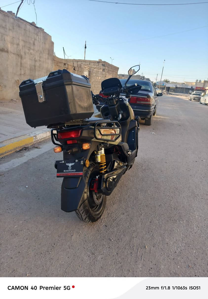 سلام عليكم دراجه اباجي موديل 2025 مستخدمه شي قليل 6 بطاريات مسطره فول عل فحص 4 سرعات سرعته اكثر من 120 نضام باركP نضام بك R مكان فلوجه بلشهداء السعر 950 وبيه مجال 
*********** بي واتساب 
***********
