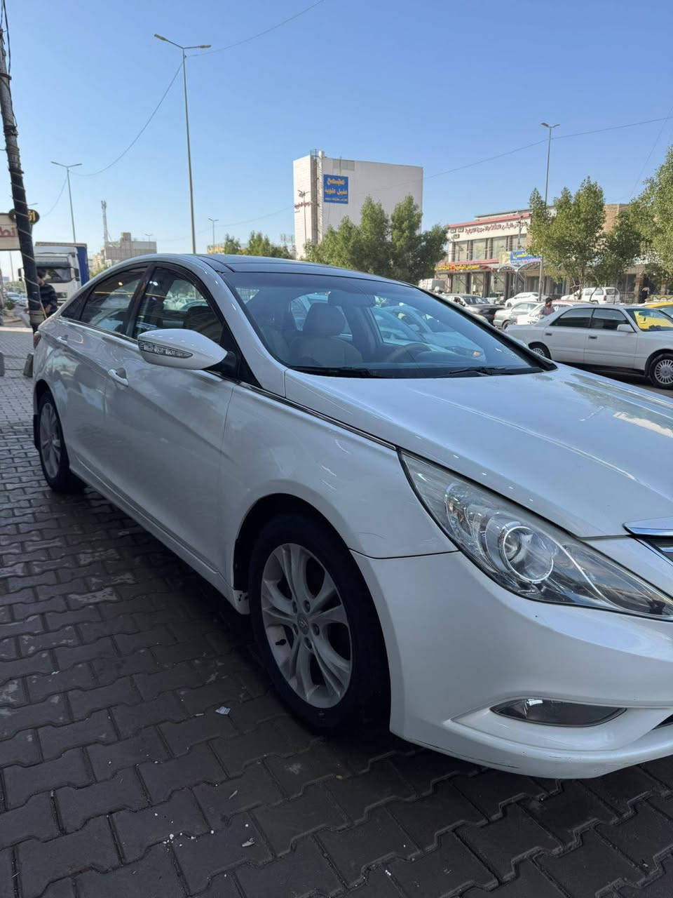 سلام عليكم سوناتا 2011 للبيع بنوراما سياره مكفوله من الضربه بيهه صبغ احزام بدون داخل رقم بغداد جديد مكان سياره نجف للستفسار ***********
