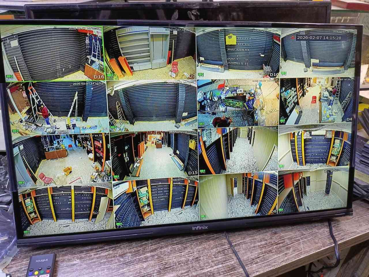 #سلام عليكم
اليوم تم تجهيز و تنصيب محل تلفونات📱  كامرات شركة داهوى ( عدد 16) 4 ميگا ملون ليلي نهاري ...
 الموقع 📌 البصرة..
***********
#مستعدين لتجهيز وتنصيب (كامرات مراقبه) 
كافة المواقع( منازل _ محلات _ شركات )
