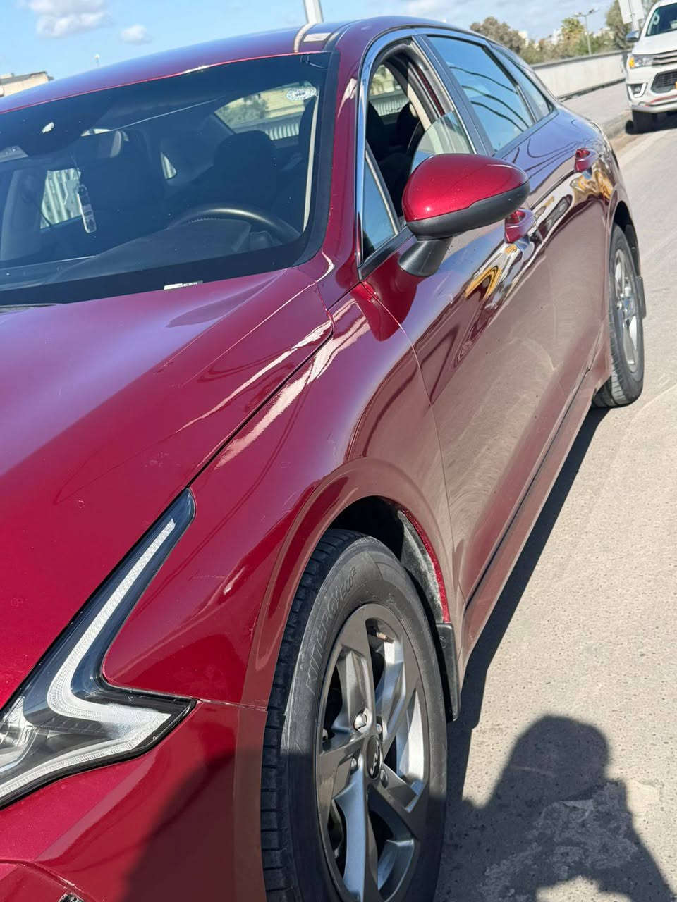 السلام عليكم. K5. موديل  2024  وارد امريكي السيارة
بأمريكا جاملغ وباب وبيها بأمريكا كلير جاملغ وبنيد سياره جديده بل عافيه عل يأخذها  
 

 حجم المكينه : 1.6 تيربو
المسافة المقطوعة :68 ميل
                       
                    
مواصفاتها
1.شاشه
2.بصمه
3.ويل كب 
5.تشغيل عن بعد
6.رادوات
7.بصمة ابواب
8.صندك يفتح عن الاقتراب
9.اشاير بالمري
10. كشافات
12.كشنات كهرباء
13.حساسات خلفيه
14.هيترات بالكشنات
17.هندبريك بصمه
18. اوتو هولد

#السعر : 168

***********

  
مكان السيارة بغداد الطوبجي
