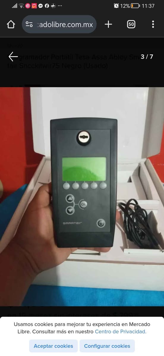 Programmateur portable Tesa Assa Abloy Smartair Snapkitwir75 noir
المبرمج المحمول لأجهزة TESA Hotel غير المتصلة بالإنترنت هو الجهاز الذي يسمح للأجهزة المختلفة (الأقفال الإلكترونية، وقارئات الحائط، والأسطوانات الإلكترونية، والخزائن) بالتواصل مع الكمبيوتر الشخصي وبرنامج TESA Hotel.

المميزات الرئيسية:
برمجة الأجهزة واختبار تشغيلها وحالتها ومستوى البطارية وجمع الفتحات والأحداث (حتى 1500 حدث)
يعمل كعنصر لفتح الأقفال والأسطوانات الإلكترونية في حالات الطوارئ في حالة نقص البطاريات
يعمل كقارئ / كاتب للمفاتيح مع شريحة اتصال الأسطوانة الإلكترونية
يعمل على تحديث القفل في حالة تغيير الجدول الزمني الصويرة, المغرب


**إذا كنت صاحب هذا الإعلان وتريد حذفه لأي سبب، رجاءا أرسل رسالة إلى الدعم الفني**