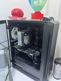 كيس مرتب Gtx1080 oc. Msi R5 5500 B450M جيمنج جيجابايت تخزين ساتا اس اس...