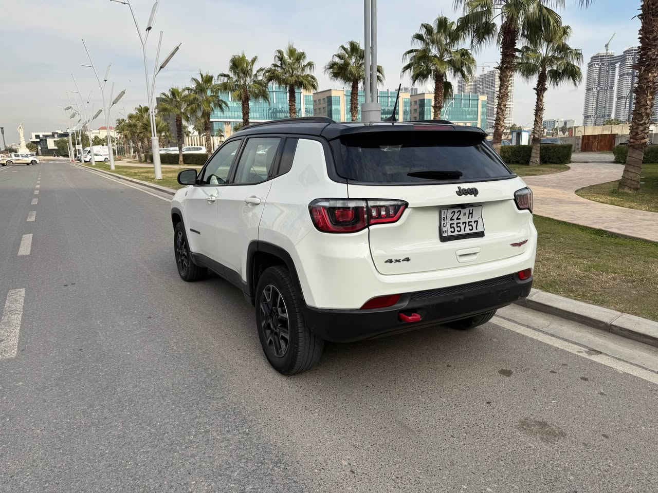 جێپ كۆمپاس  رەنگ سپی مۆدیل 2019مواسفات ترایل هۆك فول فول سقف رەش  دوو پارچە بۆیاخە چاملغ بۆنیت بێ ژوورێ هەموو شتێك بلادی بەشەرت  105milesهەزار میل رۆشتیە سعری تەنها 129$ناو نیشان هەولێر 
Whats app        Viber        Telegram 
***********             0751 403 9383 أربيل, العراق
