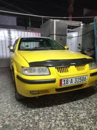 سمند ٢٠٠٩ رقم انكليزي بأسمي مصفره من كل شيء هزه وخط وبحث وسنويه جديد ت...