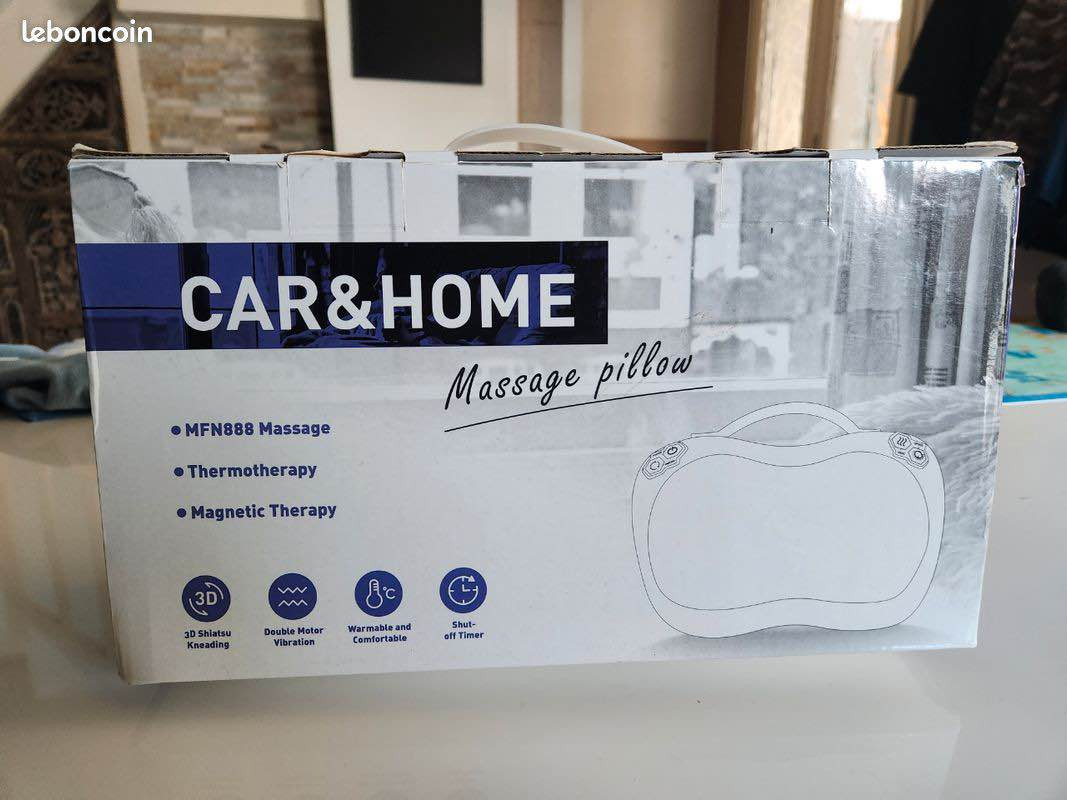 مدلكة ضهر ورقبة تعمل على الكهرباء بيها تحكمات سرعة وحرارة تنشد عالسيارة كذلك
اغراضها كاملة شرط جديدة 
السعر 20 الف فقط
يوجد توصيل جميع المحافضات
شراي تواصل خاص او اتصل
عنواني موصل ايسر
*********** موصل, نينوى
