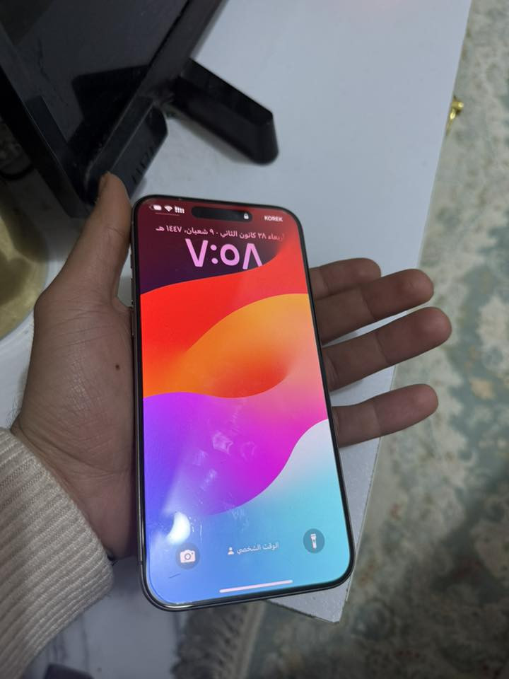 ايفون 15 برو ماكس
اللون سلڤر
ذاكرة 256
بطارية 87
نموذج M نسخه الاشرق الاوسط
خط واحد
كامل ملحقات(كارتونه،كيبل،كڤر،لزكه)
الجهاز على الفحص مكفول كفالة عامة من كلشي و نظيف ما مفتوح
  بلادي تفحصة وين ما تريد 
السعر ٩٥٠
مكاني الناصريه  للتواصل الاتصال على الرقم 

‏‭٠٧٨٠ ٥٨١ ٨٣٧٣
