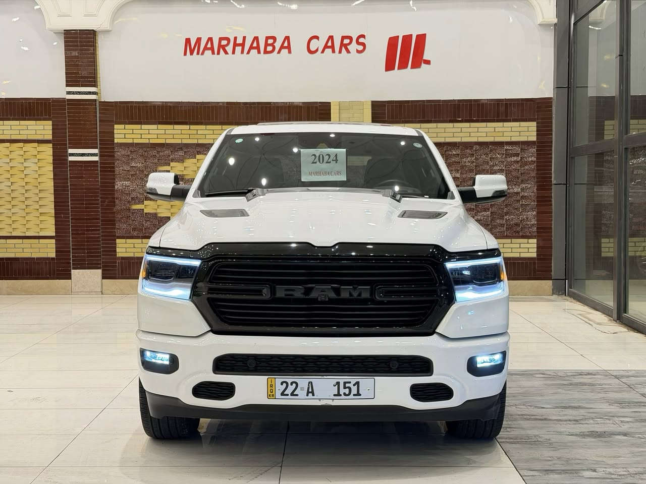 MCA IRAQ 
——————————
BRAND : RAM 1500
CLASS : SPORT
ENGINE : V8 - 5.7L - 4x4
STATUE : CLEAN TITLE كلين تايتل 
YEAR : 2024
PRICE : $$
COUNTER : 14.000 MILE
IMPORTING : وارد كندى 
ADRESS : Erbil , أربيل شارع ١٠٠م صف دائرة گمرگ
FOR IFORMATION CALL US :
MARHABA CARS 
 📞 : ***********
📞 : ***********
