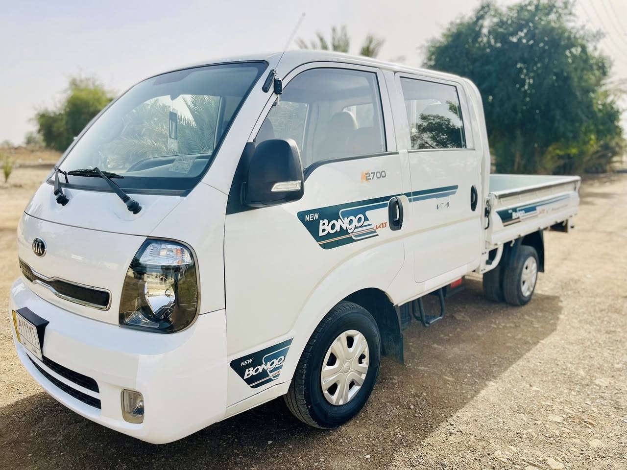 السلام عليكم 
كيه دبل قماره 2700
موديل 2019
رقم بغداد 
ماشيه82الف 
مكفوله 

(السياره جديده بمعنا الكلمه )
الاستفسار 
***********
***********
