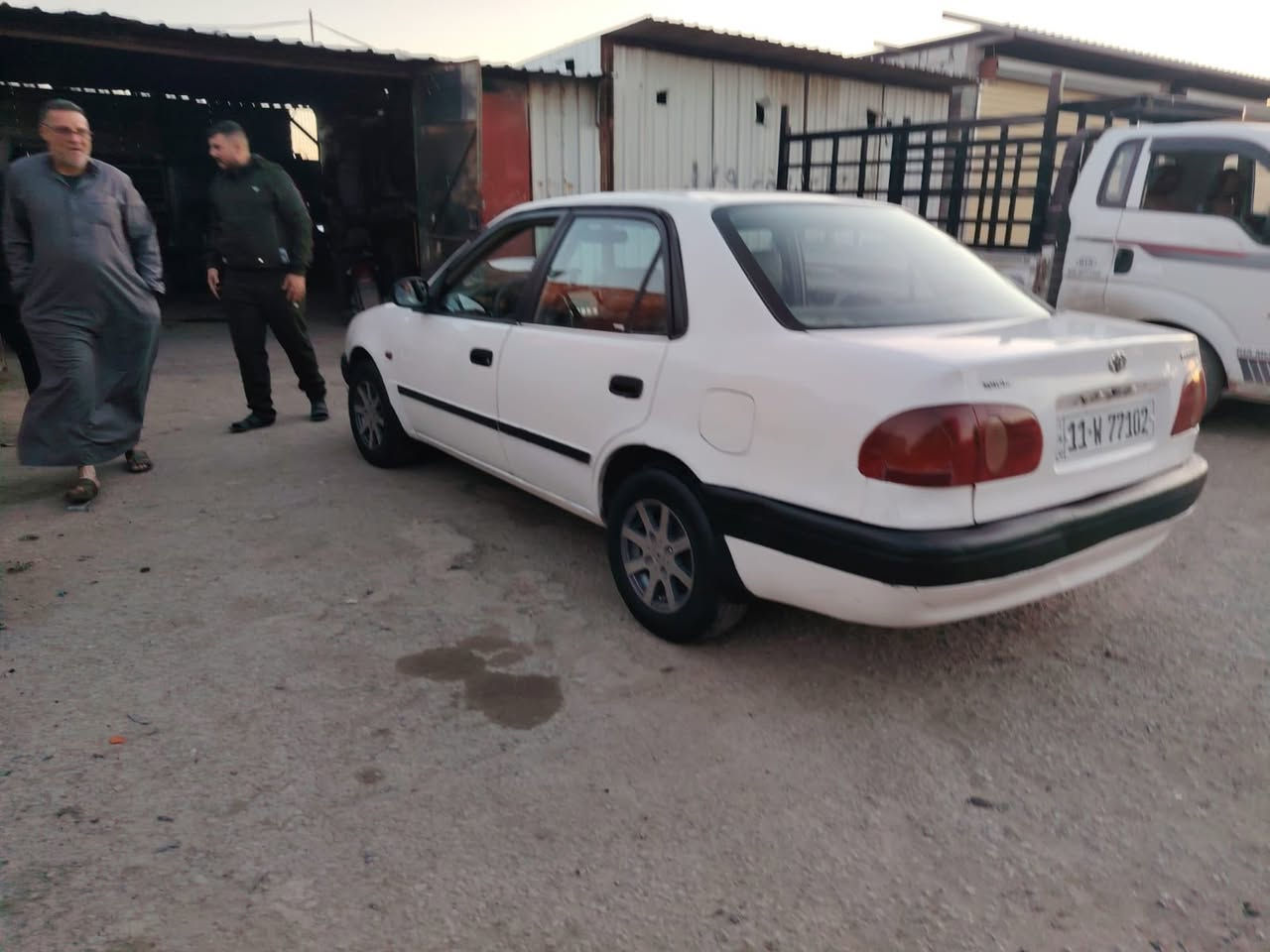 تيوتا كورلا  مديل 99 ام عيون بيها تبخير قليل
تخم تايرات جديد باتري جديد راديتر جديد صدر كامل جديد دوشمه جديدة 
ترايك وين متريد السعر 50 وبي مجال 
للاستفسار ***********
