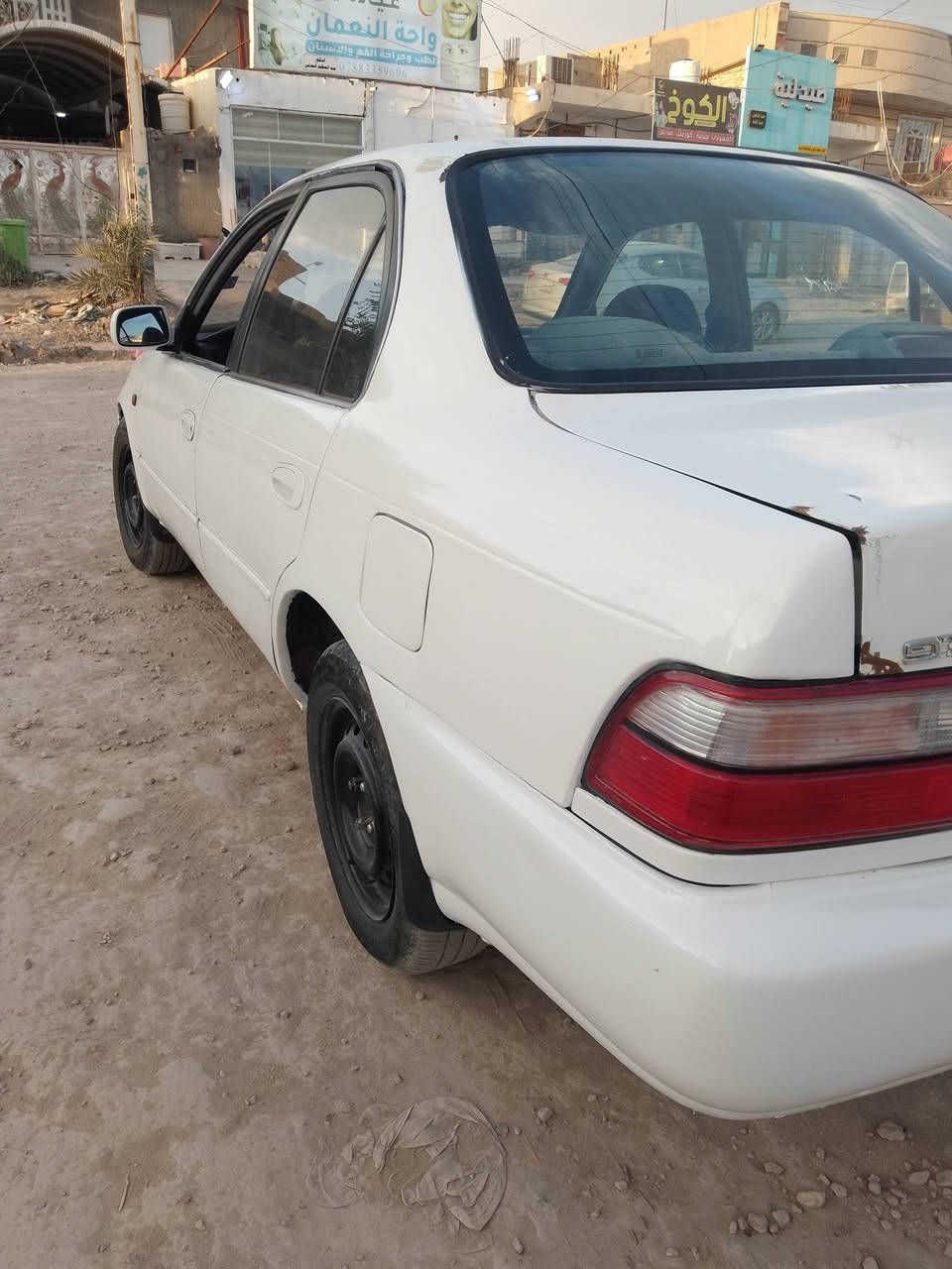 سلام عليكم كورله موديل 95 مكفوله من كصه ونقل جثه رقم بغداد رقم انكليزي بيه ضربه خفيفه فقط تبريد شغال سياره جاهزه مكينه وكير وحداديه عارضه 55 وبيه مجال هذا رقمه وخابروه ***********
