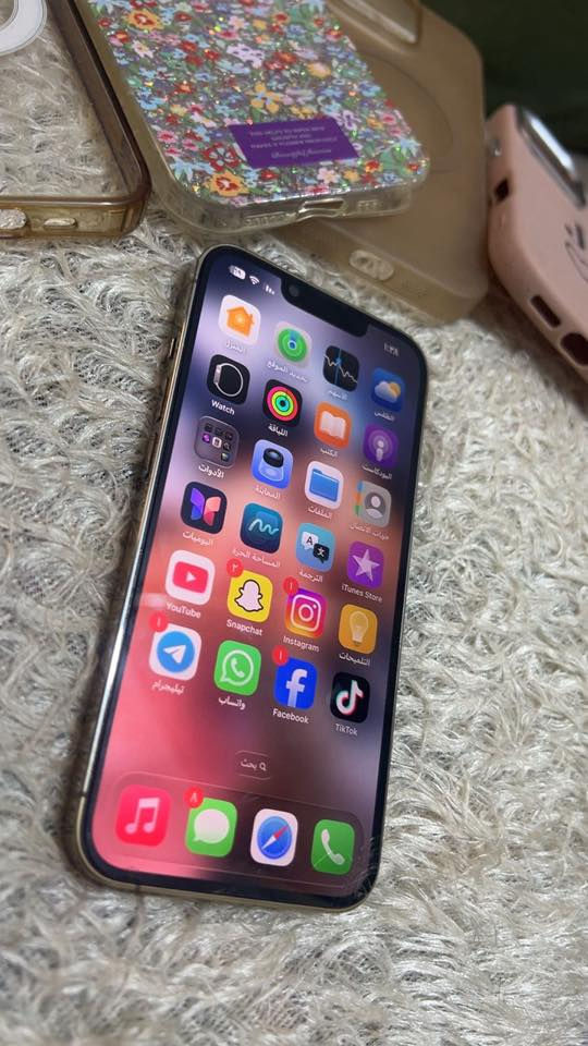 السلام عليكم ايفون ١٣ برو نضافته ١٠٠ ب💯 ذاكره ١٢٨ #بطاريه ٨٤ ويا ٤ حافضات لعنوان لكريعات للاتصال ***********
