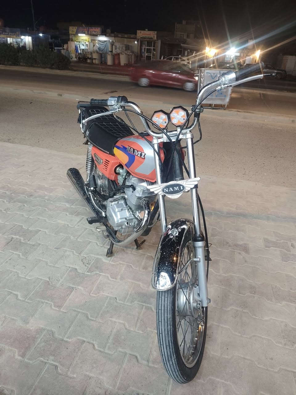 سلام عليكم دراجه نامه بدون نضيفه نفس بصورة سعر 550وبيه مجال رقم صاحب دراجه ***********
