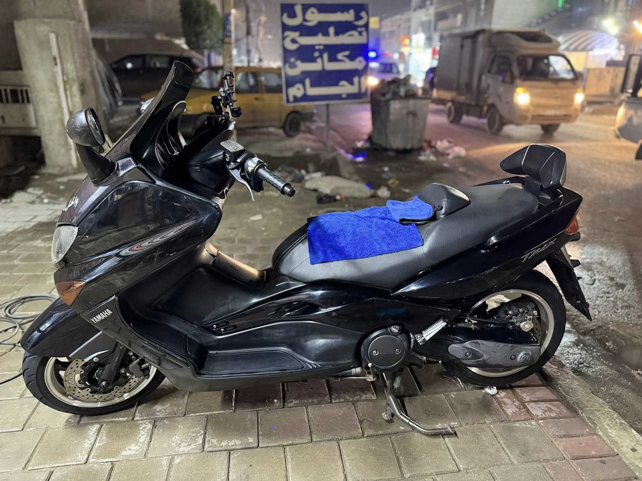 السلام عليكم تيماكس 2008 مكينه 500 دراجه قبل كم يوم نازله من كلشي وكلاشي مكفوله كفاله عامه العنوان بغداد المشتل  ***********
