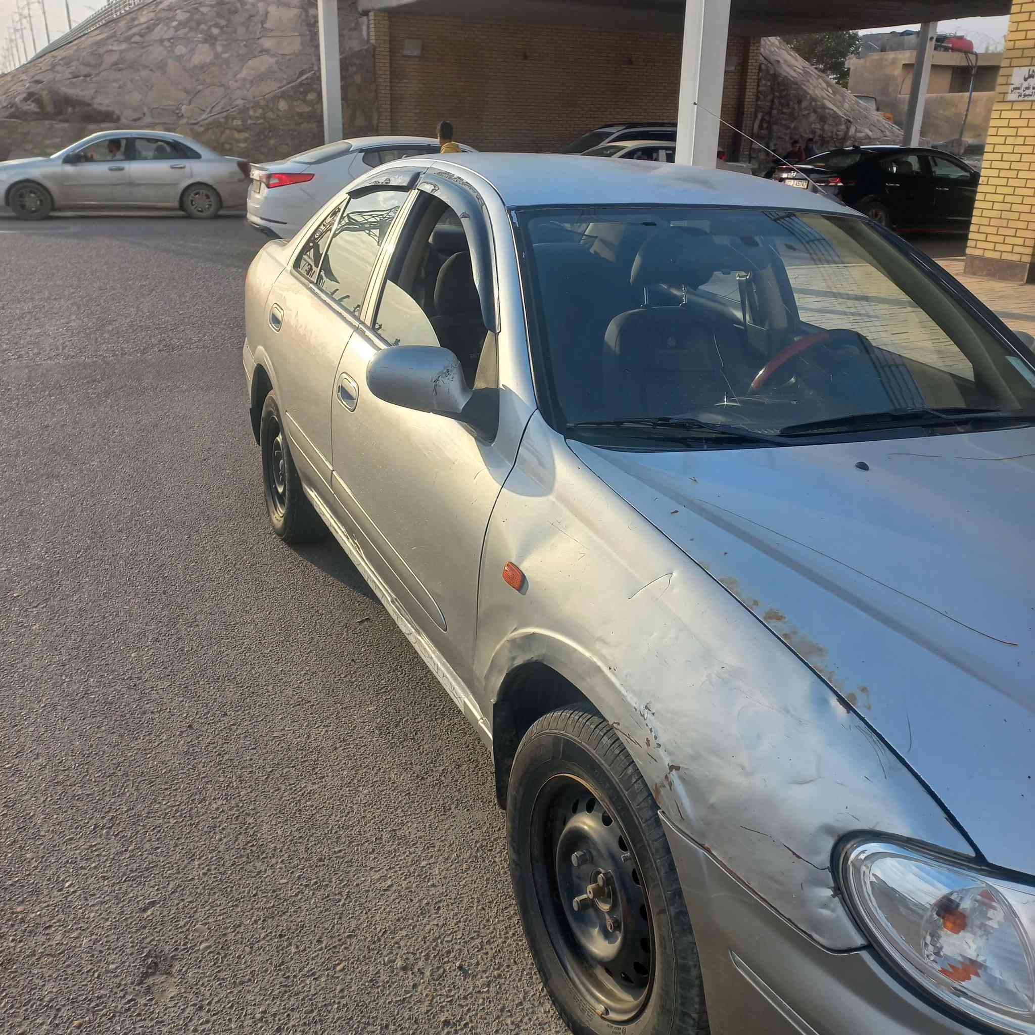 سلام عليكم نيسان سني ياباني ٢٠٠٦ بيها طخة بل جاملغ لأيمن وبنيد مبتل اصلي السعر ٧٧بيهامجال للطيبين ***********
