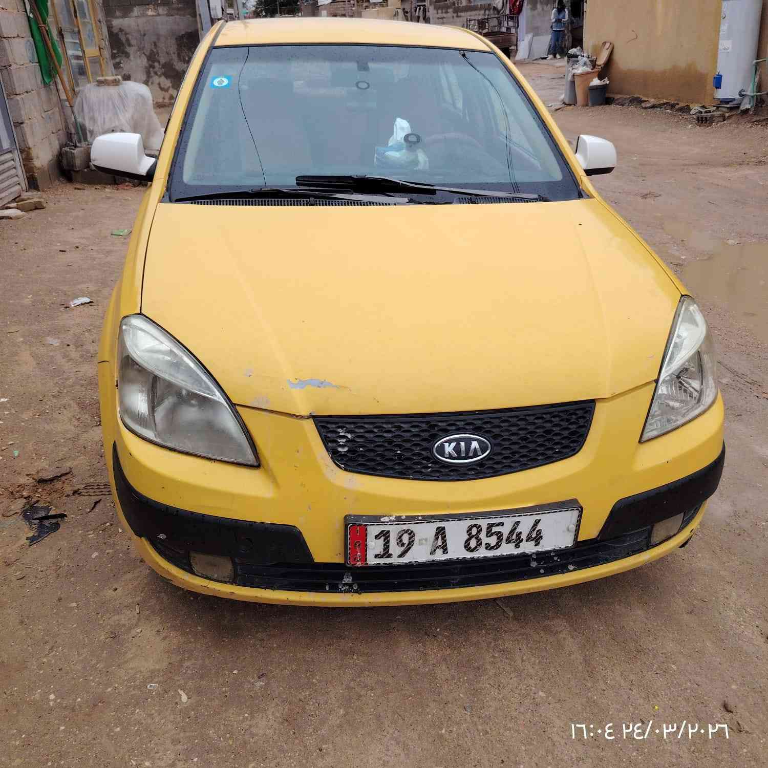 سلام عليكم لبيع كيه ريو موديل ٩ سياره جاهزه من كلشي كير مكينه جدد رقم كربلاء نكليزي بسمي تبريد منضومه جديده حداديه جديده مصفره هيئة  غرامات مكينه 1600وارد امريكي حادث بصيط كلش حافت جنطه بدون تبديل سعر 72وبيها مجال مكان كربلاء ***********
