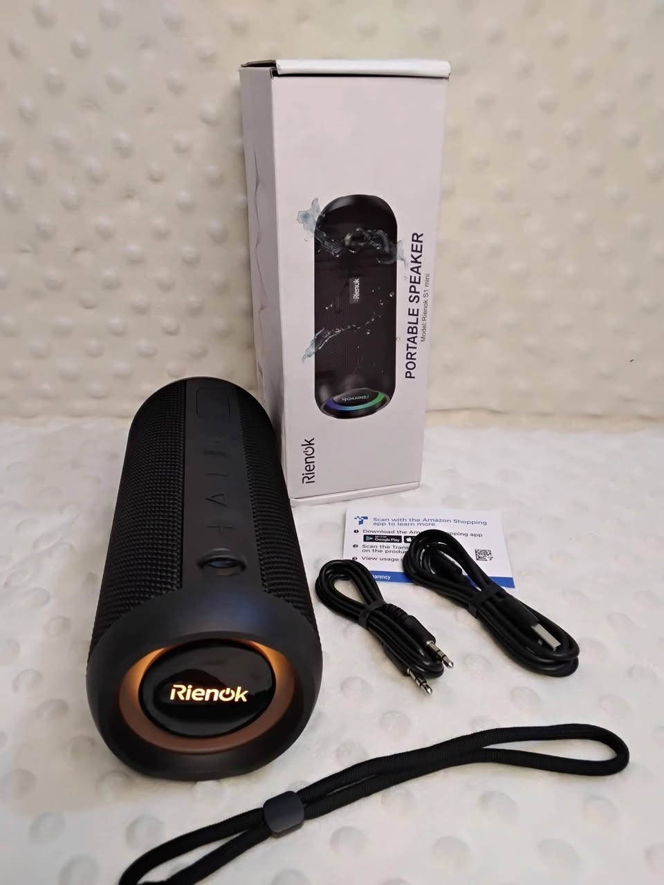 سبيكر Rienok s1 mini
360 درجة دمام صوت ونقاوة
ضمان اسبوع يوجد توصيل
***********
