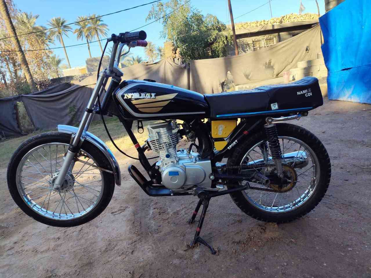 سلام عليكم دراجه شاصيه نامه   والغراض كله نامه والمكينه نامه شلامجة موديل 25 والغراض كله 25  #اوراق اصولي دراجه نصبته كدامك #السعر 800 وبيه مجال خاص متوفر رقم موبايلي ***********‬‏
