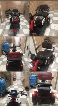 دراجه ثلاث عجلات اربع بطاريات 3سرع نضام بك بريكات رجل وبل ايد دراجة اخ...