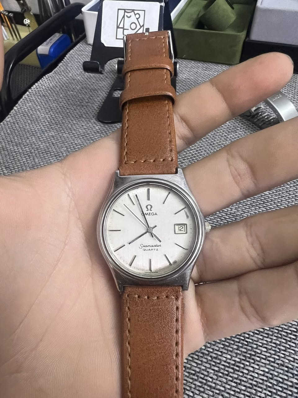 اوميغا سيماستر  قطر 35  الماكنة ماطور بيها عطل بالمطور بسعر مناسب يا شباب للتفيده يراسلني دايركت او على الرقم ***********
