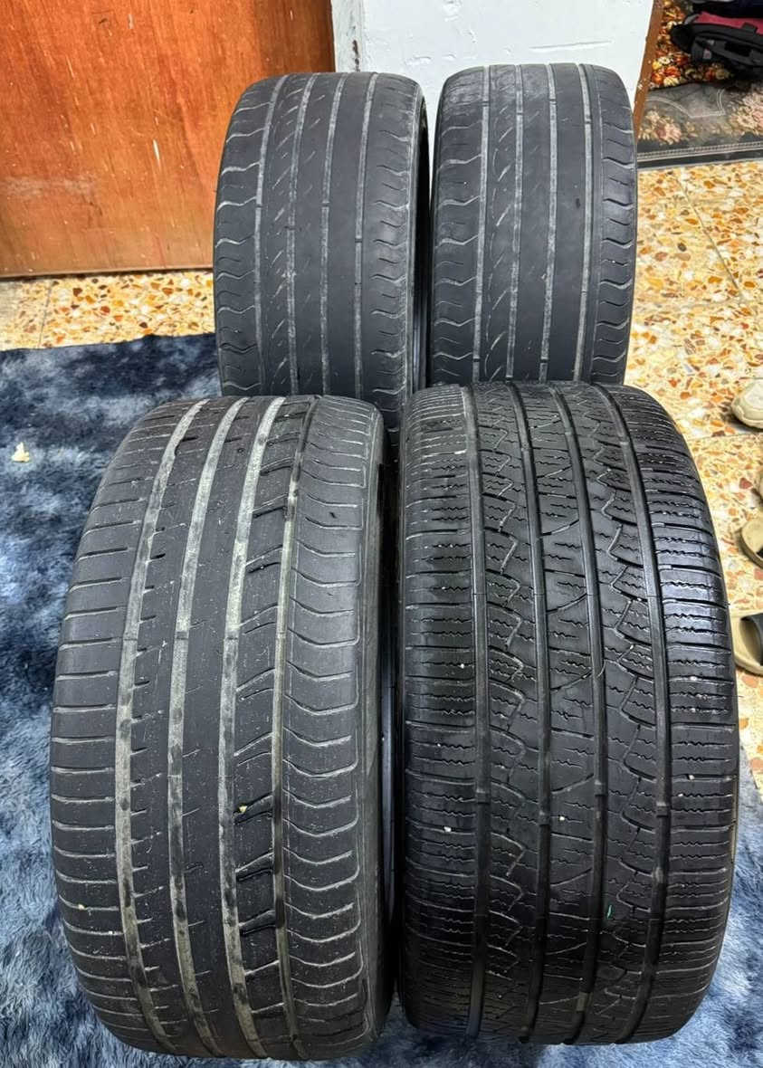 تخم تاير مستعمل نضيف صيني 275\40\20 السعر 120 العنوان بغداد شارع فلسطين ***********
