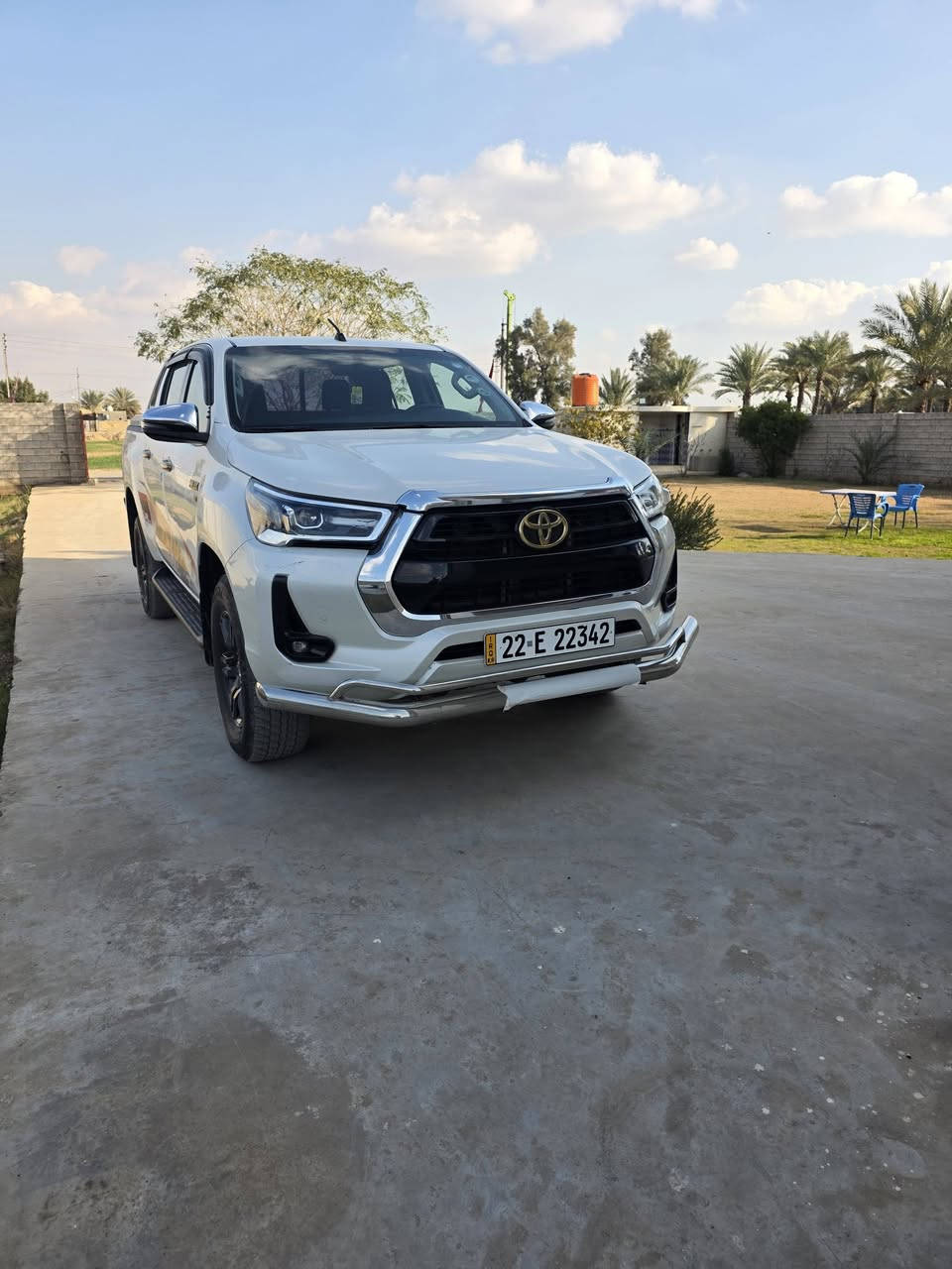 سلام عليكم البيع موديل 2022  TRD سيد نهرو. رقم اربيل الجديد. سنويه جديد. مكفول   السعر 355. هاتف. *********** مكانه بغداد. بسمايه.
