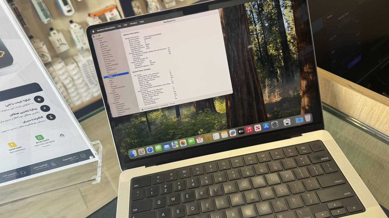 MacBook Pro M3 Pro 14inch
Storage 512GB Ram 18GB 

Battery 95 Cycle Count 69 

Excellent Condition 

Price : 2,150,000

Phone Number: ***********
