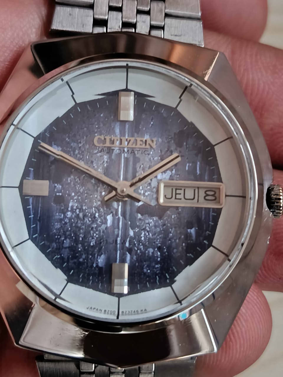 نوادر السيتيزن الاوتوماتيك
٢١ حجر
مينا رخامية مع زجاج بلوري مضلع
٣٨ ملم
بلادي بالكامل 
نظافة ممتازة جدا 
١٣٠ الف بغداد, العراق


**إذا كنت صاحب هذا الإعلان وتريد حذفه لأي سبب، رجاءا أرسل رسالة إلى الدعم الفني**