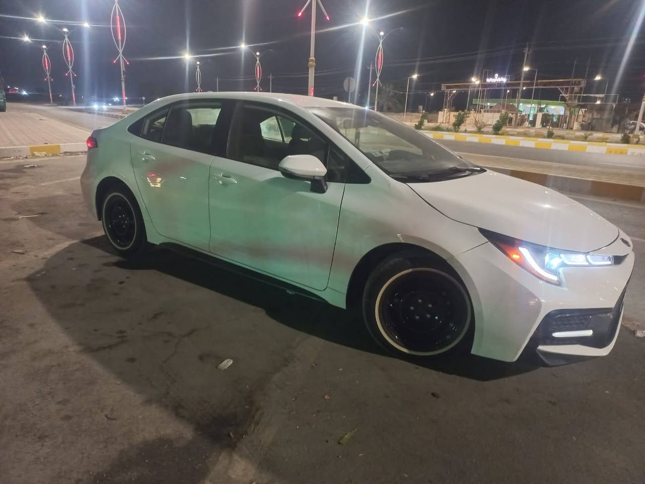 كورولا موديل 22 تبديل جاملق وبنيد معوقين سعر 130 ***********
