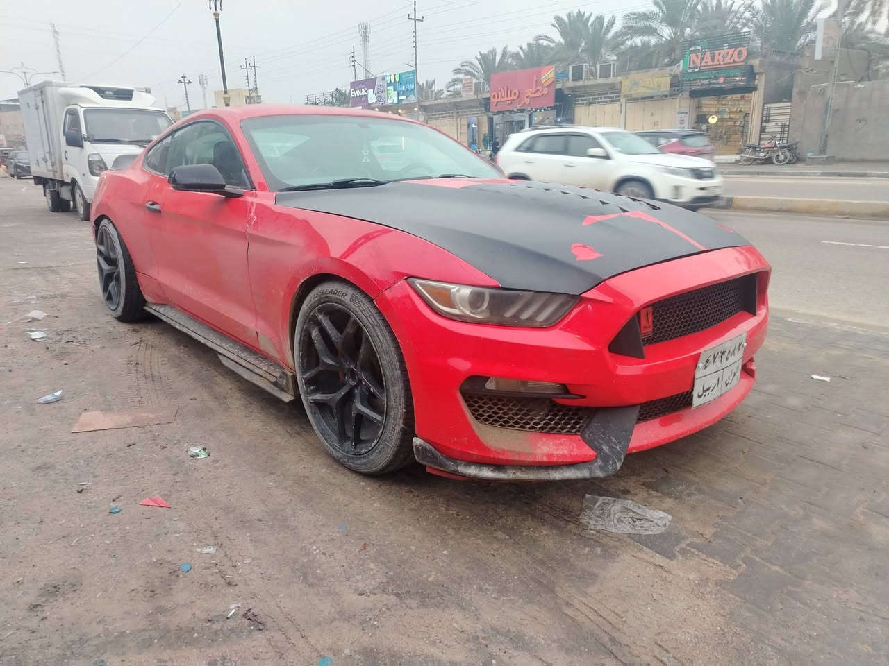 موستنك ٢٠١٦ يكو
سيارة جاهزة من مكينة كير ما مفتوح كهريايات كلها شغال وجاهز
وياهة دعامية امامي خلفي وبطاين ودرع مشادهن ولدات جانبي
سيارة مصبوغ حزام وجاملغ ورة مضروب ما مصلح يرجع بارد
شرط تحويل مكامي بغداد ***********
