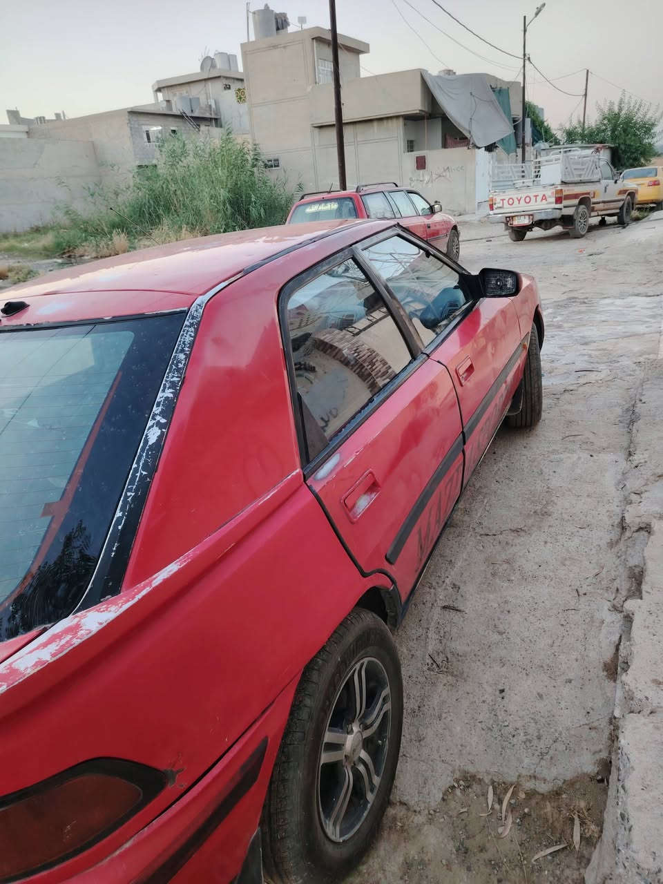 سلام عليكم مازدا للبيع موديل ٩١ سنوية جديده *********** طخم تاية جديد السعر ٢٥
