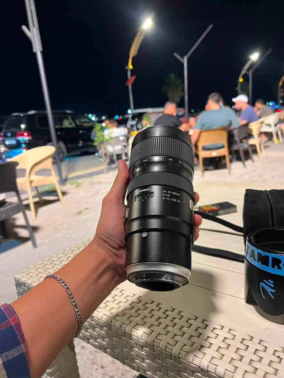 عدسة تاميرون للكانون 70-200 فتحة 2.8 دبل استبلايزر بيها فطر صغير وممأثر عليها سعرها 650 الف مكاني ديالى وماعندي توصيل 🩶
***********
