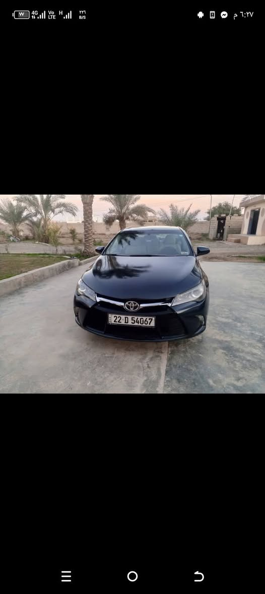 كامري للبيع 2017
اللون شذري
الضرر بونيد بدون دواخل
طخم تاير صدر جديد
***********
@إشارة
