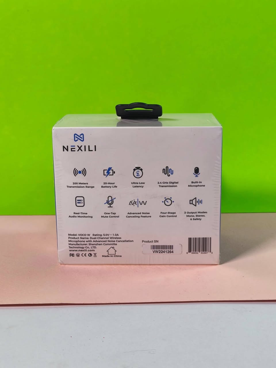 🎤 مايك NEXILI VOCO W – صوت احترافي لاسلكي بتقنية عزل الضوضاء
إذا كنت صانع محتوى، مصور، أو تقدم بثًا مباشرًا، فهذا المايك يمنحك صوتًا نقيًا وواضحًا مع تقنية عزل الضوضاء المتقدمة.

💰 السعر: 75 دولار فقط.
📍 التواجد: دمشق.
🚚 يتوفر شحن إلى جميع المحافظات.

📩 للتواصل والاستفسار، راسلنا على الخاص.


**إذا كنت صاحب هذا الإعلان وتريد حذفه لأي سبب، رجاءا أرسل رسالة إلى الدعم الفني**