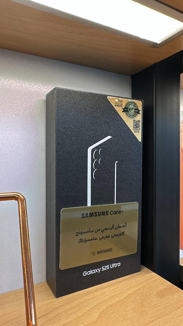 السلام عليكم 

مستخدم S25 الترا 
ذاكره 1 تيرا 
وكالة عين الفهد 
الجهاز فقط بي شخط واحد موضح بصوره 
***********
المنصور شارع 14 رمضان 
السعر 1.350الف
الجهاز كلش  نظيف
