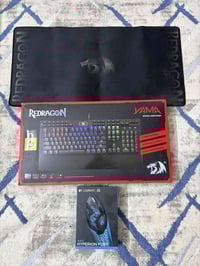 كيبورد ريدراجون Yama K550 • ماوس لوجيتيك 402 • ماوس باد هدية