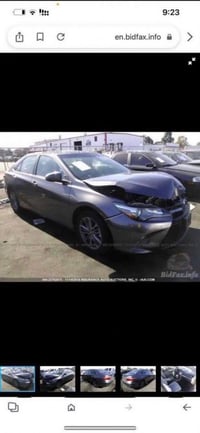 كامري se 2017  ماشي 215 كيلو متر  ضرر قطعتين صبغ  بونيد موضح بالصوره  ...