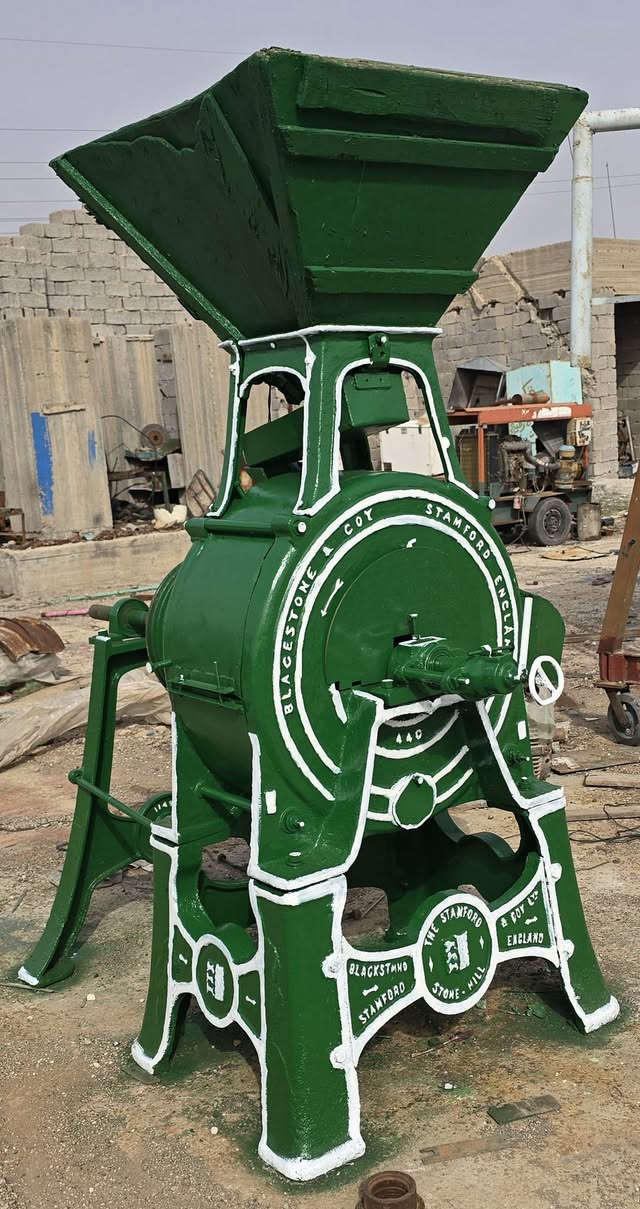 طاحونه حجريه انكليزي الاصلي 
حجم ٣٠  كامله
مع حجر حلبي مستعمل قليل 
مع ماطور ٧٥ حصان 
للأستفسار الاتصال على الارقام
***********
*********** واتساب
*********** واتساب

العنوان / محافظه واسط / قضاء النعمانيه / مقابل مجلس بلدي وجامع الحاج جلال الكناني*
@إشارة
