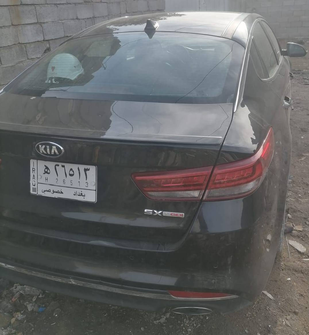 ‎ 
 2018‎كيا اوبتما SX فول الفول 
 ‎2محرك تيربو  000 
‎حادث جاملغ امامي وشويه من باب مبدل بنيد وجاملغ فقط بدون دواخل
‎رقم بغداد 
‎مواصفات السيارة 
 ‎بصمة تشغيل وأبواب وصندوك 
‎كشنات كهرباء 
‎تدفئة كشنات
‎كشنات خزن ميميوري
‎مري قلاب وية البك
‎مري شفط 
‎اشاير مري جانبيه 
‎رادار جانبي 
‎رادار امامي
‎شاشة كبيرة
‎كامرة دوارة 
‎حساسات خلفي‎
‎لد امامي خلفي
‎٣ انظمة قيادة 
‎قطعتين تبريد 
‎تبريد بيانو 
 ‎سماعات انفنتي
بنوراما
كشنات تدفئه وتبريد
‎فول تحكم ستيرن 
‎وبعد بيهة مواصفاات 
‎السعر 118 _او امراوس حسب القناعه مكان بغداد
‎***********
