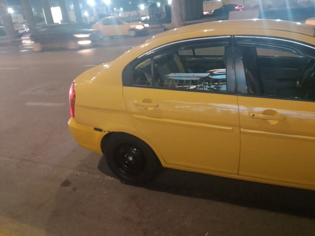 اكسنت 2008ظربتهه جنطه  وجاملغ خلفي السعر 70وبيهه مجال***********مكانهه بغداد

