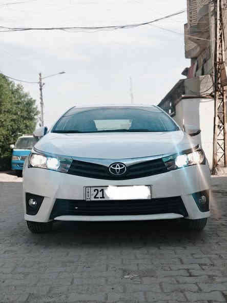 سلام عليكم
كورلا خليجي 
موديل 2014
بيها قطعتين صبغ والباقي مكفول السونار مرفق مع المنشور 
الموصفات XLi
مكينه 1600
شاشه 
كامره دواره 
حساسات 
اشاير ب المري 
تحكم استيرن 
تخم تاير 
تبريد ثلج 
گير ومكينه خير من الله 
لايت زنون بعد بيها هواي موصفات 
رقم السليمانية 
مكاني بغداد 
ه‍ ***********
