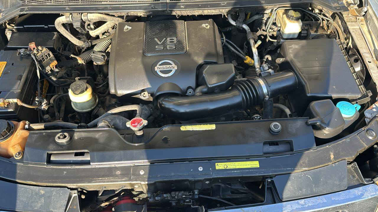 نيسان ارمادا موديل 2009 
محرك 5600 8V 
تبريد ثلاث قطع سقف 
وقطعة في الوجه 
فول مواصفات 
فتحة سقف 
بصمة ابواب ريمونت 
كشنات جلد كهرباء 
الجنطة كهرباء 
تشغيل عن بعد
تخم تاير جديد 
راديتر جديده 
مروحة جديده 
رقم بغداد انگليزي بأسمي سنوية 
بيها قطع صبغ بيع احزام 
رقم هاتف واتساب ( ***********) 
بيع او مراوس  السعر ( 108) بيها مجال
