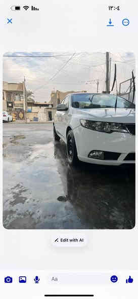 السلام عليكم كيا سيراتو موديل 11 خليجي مكينه 1600 كير ست نمر بيها تكحيل بسيط بهلال الجاملغ الخلفي مكانها بغداد الدوره السعر 105 وبيها مجال بسيط 
***********
