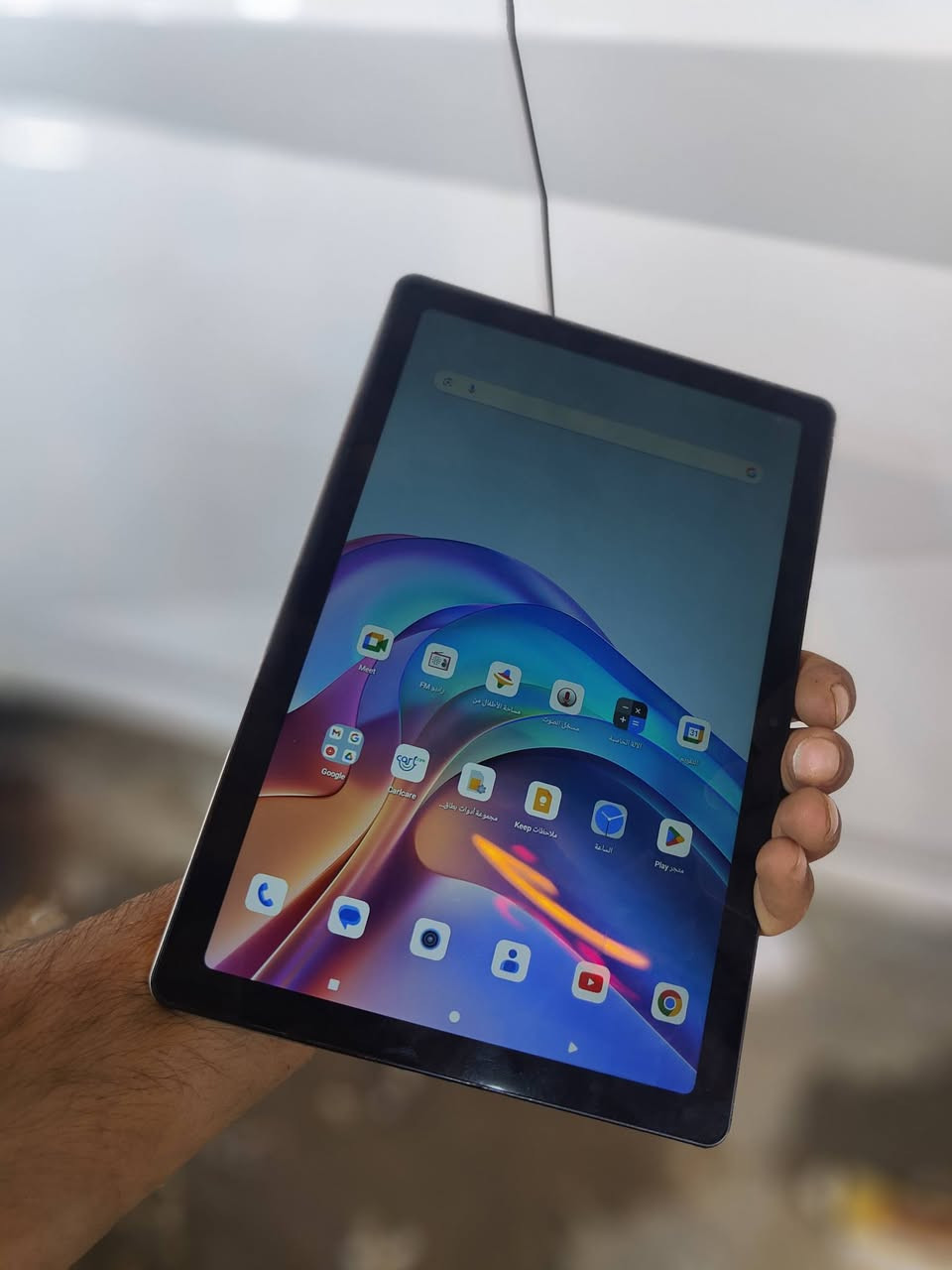 للبيع : آيباد تكنو ميجا باد 10 (Tecno MegaPad 10) مستخدم نظيف 📱
جهاز ممتاز وجاهز للاستخدام، يفيد جداً للدراسة، التصفح، مشاهدة الأفلام، والألعاب. شاشة جبيرة وصوت عالي وواضح.

​المواصفات:

​💾 الذاكرة الداخلية: 128 جيجابايت (مساحة جبيرة تكفي لكل ملفاتك وتطبيقاتك).

​⚡ الذاكرة العشوائية (الرام): 4 جيجابايت (لضمان سلاسة الأداء اليومي).

​🧠 المعالج: ميديا تيك Helio G80 (أداء مستقر وقوي بالمهام اليومية).

​📺 الشاشة: بحجم 10.1 إنش من نوع IPS LCD بدقة HD+ (مريحة للعين وألوانها واضحة).

​🔋 البطارية: عملاقة بسعة 7000 مللي أمبير (تطوّل وياك بالاستخدام وتنسى الشحن).

​🔊 الصوت: ستيريو سبيكر بنظام 4 سماعات (صوت عالي، نقي ومحيطي).

​📸 الكاميرا: شغالة وواضحة وممتازة للمكالمات والفيديو والدروس.

​تفاصيل البيع:

​الحالة: مستخدم نظيف وبحالة ممتازة.

​الملحقات: وياه حافظه دفتريه فقط].

​السعر: [١٥٠ ألف ] (قابل للتفاوض البسيط).

​المكان: [نجف-كوفة-شارع المعمل].

​📞 للتواصل والشراء:

يرجى المراسلة على الخاص أو الاتصال على الرقم: ***********
