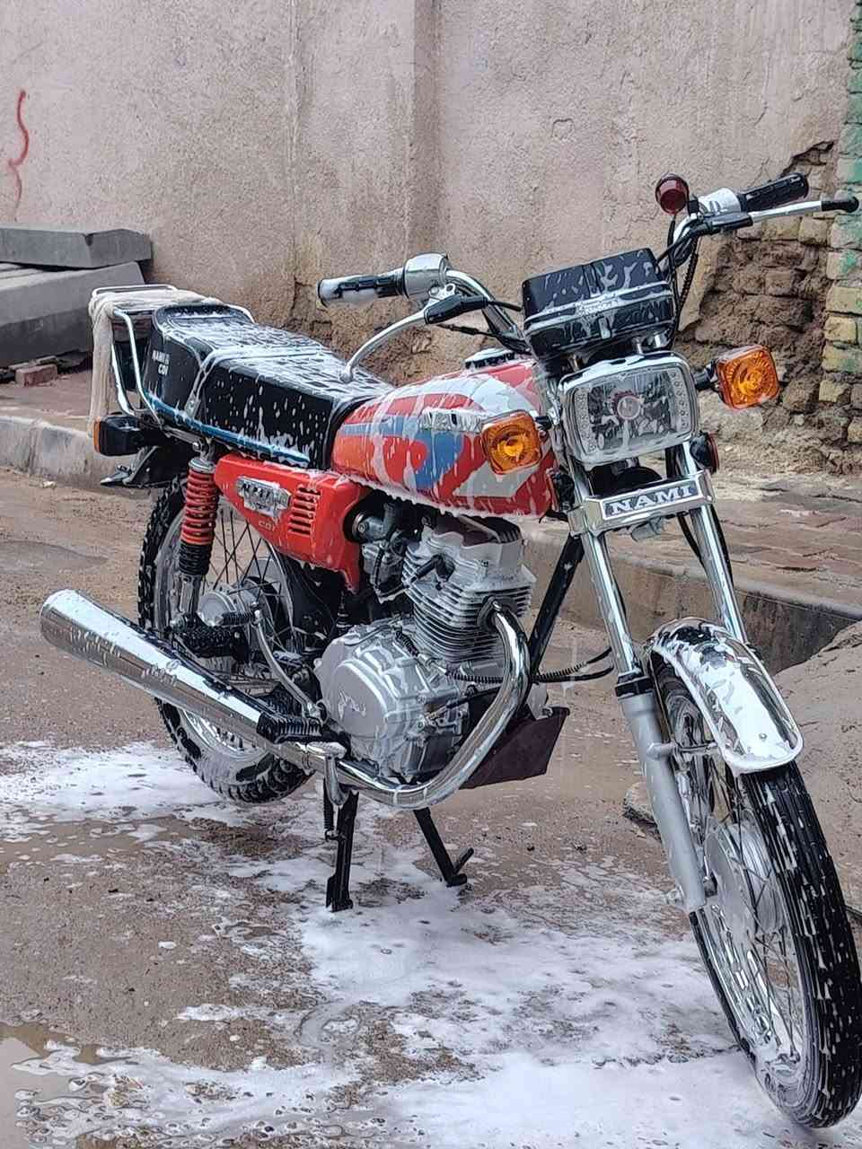 السلام عليكم شباب دراجة ايرانيه للبيع نامه موديل 2023 أوراق اصليه مكفوله كفاله عامه الشراي يخابر ويدلل ***********
